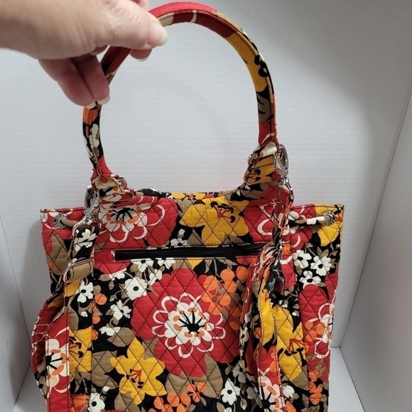 Vera Bradley Bittersweet Convertible Backpack Tote Bag Retired Print main image 5